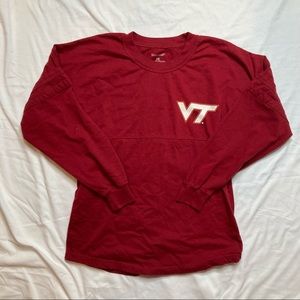 Virginia Tech Graphic Print Long Sleeve Tee